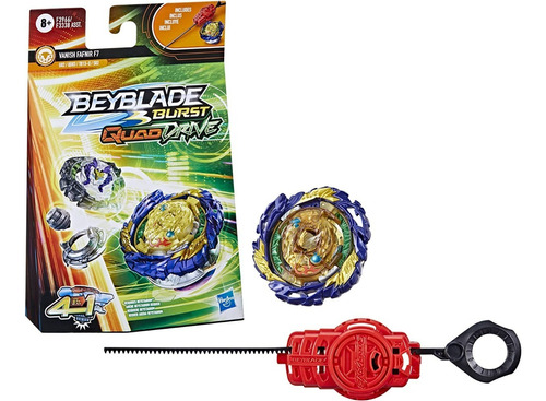 Vanish Fafnir F7 Beyblade Burst Quad Drive 4 En 1 Hasbro Color Azul