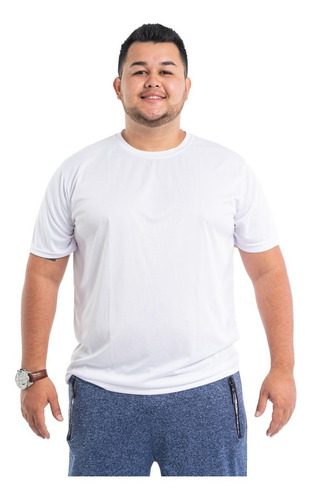 Camiseta Dry Fit Masculina Plus Size | Esportes | Academia