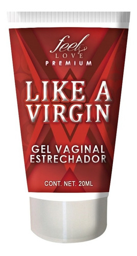Gel Lubricante Anal / Vaginal Like A Virgin Estrechador 20ml Sabor Natural - Gel 20ml