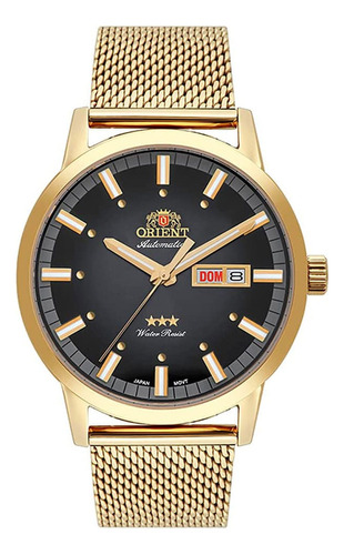 Relógio Orient Masculino Automático 469gp085f P1kx Dourado