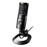 Microfone Condensador Audio Technica At2020usb-x C/ Suporte