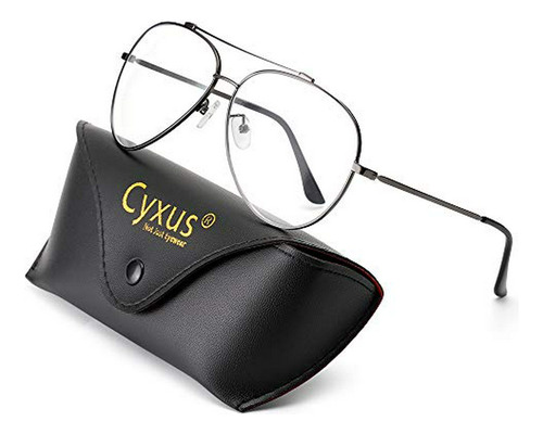 Gafas Aviador Cyxus Bloqueo Luz Azul Anti Fatiga Visual