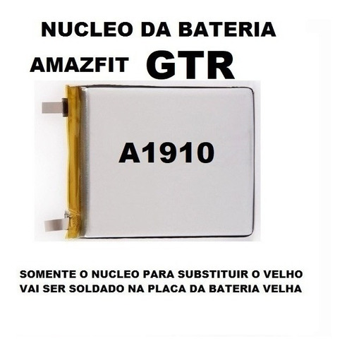 Nucleo Da Bateria Compativel Com Gtr 42mm A1910