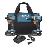 Senix X2 - Kit De Herramientas Electricas Inalambricas De 20