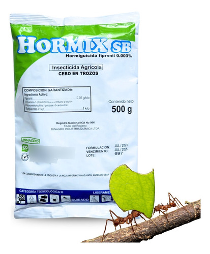 Hormix Cebo Control Hormiga X 500 Gr  (fipronil 0,03%)