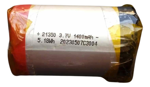 Bateria Recargable Lipo 1400mah 3.7v 21350 Cilindrica 5.18wh