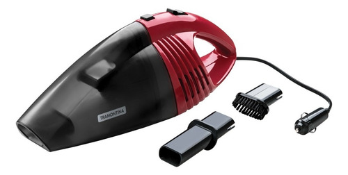 Aspirador Portátil Para Carro 12v 60w - Tramontina Cor Vinho