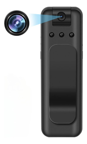 Mini Câmera Espiã Corporal Portátil Hd 1080p Noturna Áudio