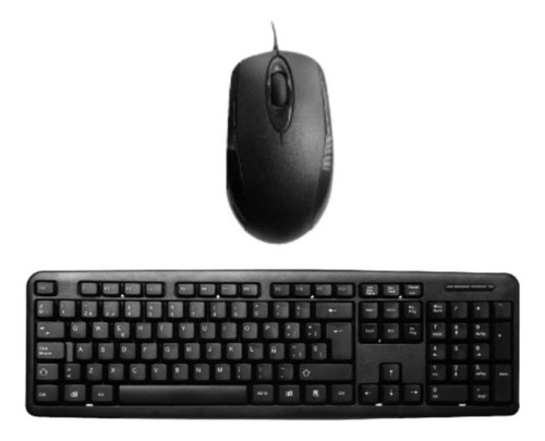 Combo Teclado Y Mouse Cromax Kb501 Negro Usb