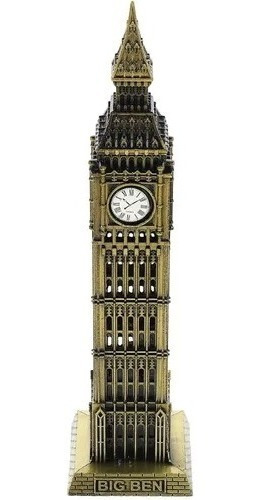 Monumentos Del Mundo Estructura Reloj Big Ben 18cm Replica