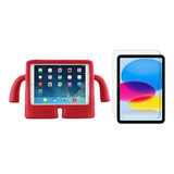 Estuche Protector Antigolpes + Vidrio Para iPad 10ma Gen10.9