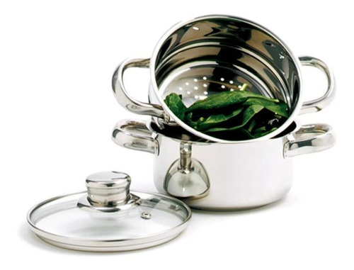 Norpro Np2025 Utensilio Cocina Olla Vaporera De 2 Capas 3pz