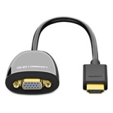 Adaptador Vídeo Hdmi/vga Ugreen Sem Suporte Áudio Preto