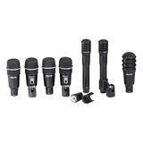 Set De Microfonos Para Bateria 7 Pza Superlux Drka5c2