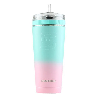 Termo Iceshaker Shaker Flex 768ml Rosa Menta Acero Inoxidable Hermético | Meses sin interés