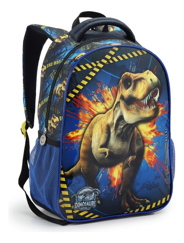 Mochila Dinossauro Escolar Infantil Costas Grande