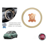 Funda Cubrevolante Beige Piel Fiat 500 2018