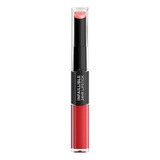 Labial Infallible Loréal Paris 24h 2-step Acabado Mate Color Timeless Red