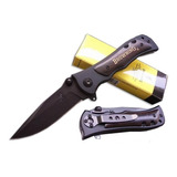 Navaja Cuchillo Browning Black Wood Mini Clip Tactica 