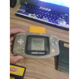 Gameboy Advance Glacial, 2 Jogos Raros E 2 Acessórios Raros.