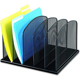 Safco Products Onyx - Organizador Vertical De Escritorio De 