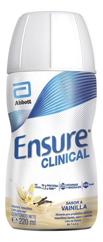 Ensure Clinical Bebible 220ml Vainilla Vitamina  Abbott