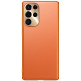 Funda Nuevo Samsung Galaxy S22 Ultra  - Naranja Cuero