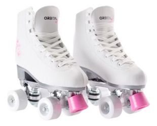 Patines Mujer Orbital 4 Ruedas Color Blanco/rosado Num.36/37