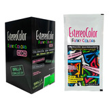  Estereo Color Neon Funky Colors Fantasia Semi Permanente X12 Tono Verde Fluo