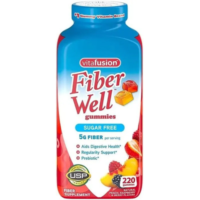 Gomitas Sin Azúcar Vitafusion Fiber Well 5g c\u002Fu 220p Sabor Frutas | Meses sin interés