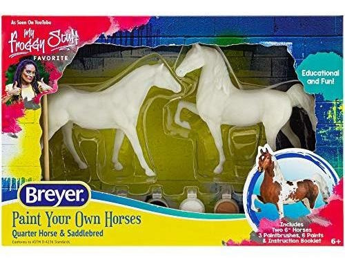 Breyer Horses Pinte Su Propio Caballo - Quarter Horse Y Sadd