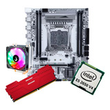 Kit Gamer Placa Mãe X99 White Xeon Intel E5 2650 V4 32gb