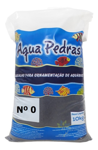 Cascalho Basalto Nº0 Super Fino Para Aquário 10kg