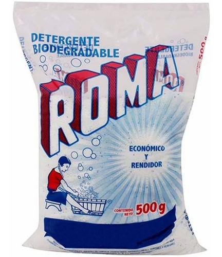 Detergente Roma Multiusos 500 Grs Polvo Rendidor Economico