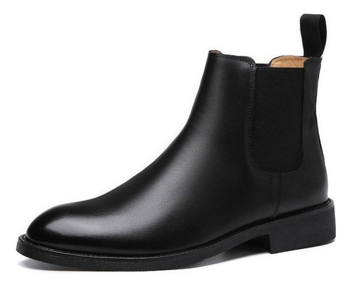 Botas Martin Puntiagudas De Cuero Genuino Para Hombre