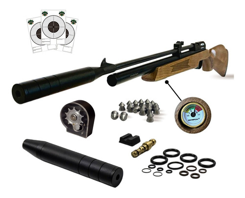 Rifle Aire Comprimido Fox Pcp Pr900 5,5 Mm Caza