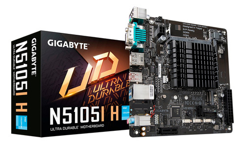 Motherboard Gigabyte N5105i H Con Procesador Intel Celeron 