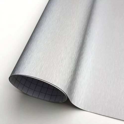 Papel Aluminio Adherible 80cm X 2 Metros Plata