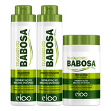 Eico Babosa Shampoo E Condicionador 800ml + Máscara 1kg