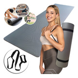 Tatame Esteira Para Yoga Exercícios Físicos 1,80mx53cmx5mm