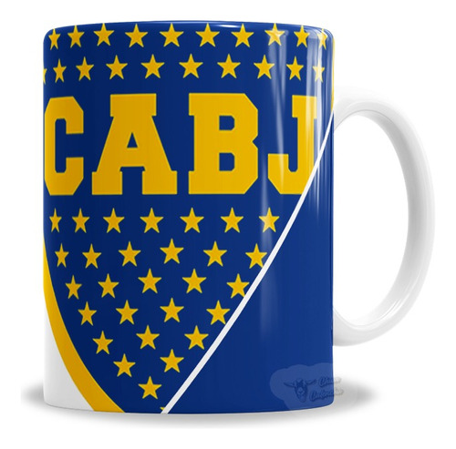 Taza De Cerámica Club Atlético Boca Juniors Cabj - En Caja