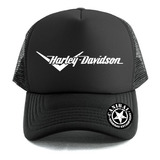 Gorras Trucker Harley Davidson Logo V Remeras Canibal