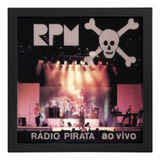 Quadro Lp Rpm Radio Pirata Ao Vivo Quadro Capa Do Album