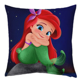 Baby Ariel Sirenita Almohada Little Mermaid Cojin 40x40cm