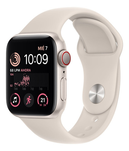 Apple Watch Se Gps + Cellular - Caixa Estelar De Alumínio 40 Mm - Pulseira Esportiva Estelar - Padrão