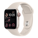 Apple Watch Se Gps + Cellular - Caixa Estelar De Alumínio 40 Mm - Pulseira Esportiva Estelar - Padrão