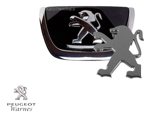 Juego Emblemas Escudos Logos Insignias Peugeot 207 Compact