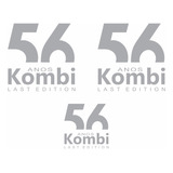 Adesivos 56 Anos Last Edition Kombi Kit Com 3 Adesivos