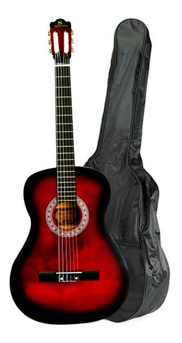 Set Guitarra Clasica 39 Redburst Alague