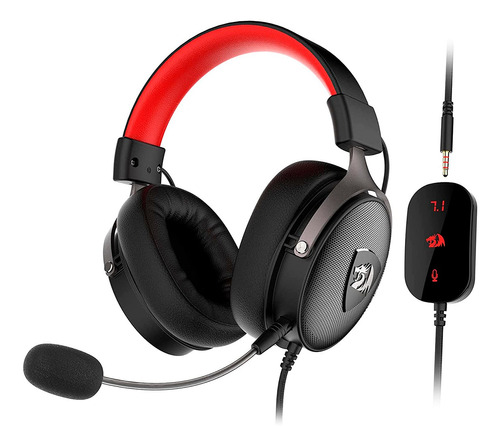 Auricular Gamer Redragon Icon H520 7.1 Usb Multiplataforma